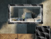 Specchio decorativi con luci LED da soggiorno - Dark Wave