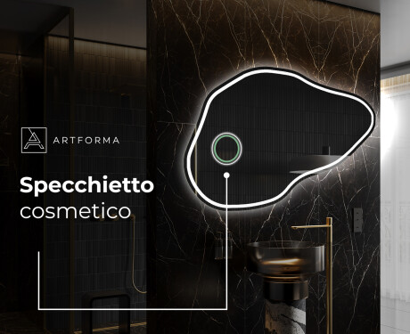 Specchio da bagno LED di forma irregolare P223 #6